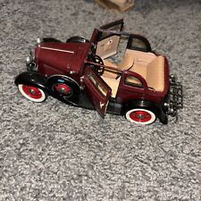 Franklin Mint 124 Scale 1932 Ford Convertible Sedan Bonnie Clyde Edition