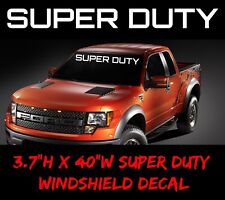 Super Duty Windshield Window 40x3.7 Banner Decal Usdm Ford Truck Sticker Turbo