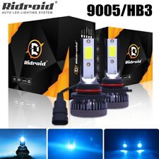 9005 Led Headlight Super Bright Bulbs Kit 8000k Blue 26000lm Highlow Beam Hb3