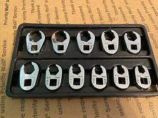 Sk Tools 11 Piece 38 Drive 8 - 19mm Metric Flare Nut Crowfoot Wrench Set 4511