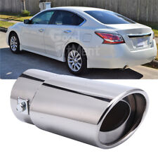 For Nissan Altima Car Exhaust Pipe Tip Rear Tail Muffler Stainless Steel Chrome