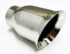 Exhaust Tip C7 4.00 Dia Od 3.00 Dia Id X 6.00 Long 2.50 Inlet Wc7-400-250-ss