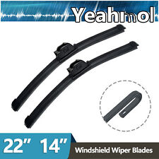 Yeahmol 2pcs Fit For Nissan Juke Premium Front Windshield Wiper Blades 22 14