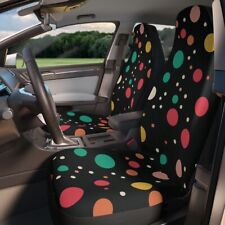 Colorful Polka Dot Car Seat Covers Car Decor Vehicle Hippie Van Seat Cover