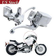 Motorcycle 1 Handlebar Chrome 25mm Clutch Lever Master Cylinder Hydraulic Brake