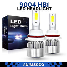 9004 Led Headlight Bulbs For Ford F-350 F-250 F-150 1987-1991 Hi-lo Beam White