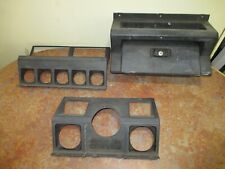 Jeep Yj Wrangler Dash Trims Bezels Glove Box 1987 1995 All 4 Pieces Used