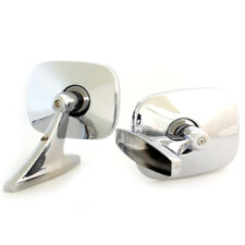 Fit For 1967-69 Fd Thunderbird Pair Chrome Door Mirrors Set Left Right Side 2pcs