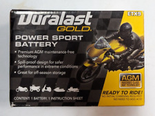 Duralast Gold Agm Etx9 Power Sports Battery Brand New