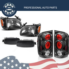 Front Headlights Bumper Lights Tail Lights Pair For 2001-2004 Toyota Tacoma