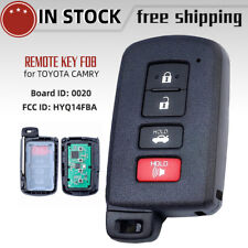 For Toyota Avalon Camry Corolla Smart Keyless Proximity Remote Fob Hyq14fba-0020