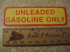 Triumph Spitfire 1500 Unleaded Gas Decal New