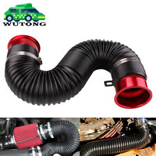 Universal 3 Car Cold Air Intake Pipe Flexible Inlet Hose Adjustable Duct Tube