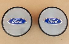 Pair2 1988-1991 Ford Crown Victoria Wire Wheel Cover Center Cap Blue Oval