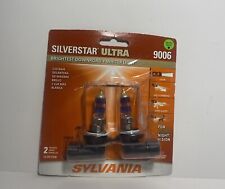 Sylvania Silverstar Ultra 9006 Headlights 2 Bulbs Free Shippinng