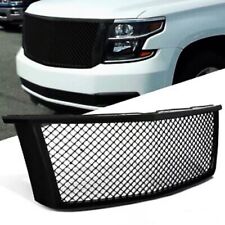 Grille For 2015 2016-2018 Chevy Tahoe Suburban 3500 Hd Grill Bumper Gloss Black