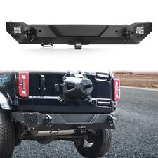 Rear Bumper W D-rings Off-road Back Bumper Guard For Ford Bronco 2021 2022 2023