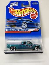 Hot Wheels 1998 First Editions Customized Chevy C3500 Pickup Truck Green Vhtf