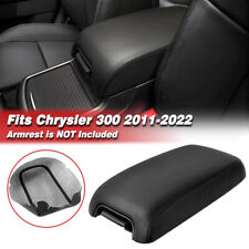 Fits 2011-2022 Chrysler 300 Center Console Lid Armrest Vinyl Leather Cover Black