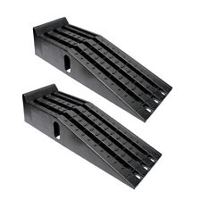 Bisupply Vehicle Service Ramp Set 6.3 Inch Lift 2 Ton Truck Ramps 2 Pack