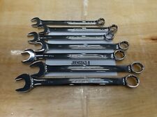 Snap-on Tools Usa New 7pc Add-on Large Sae Flank Drive Plus Combo Wrench Set