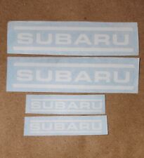 Subaru 4 Pot2 Pot Caliper Decal White