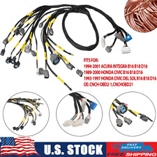 Tucked Engine Wiring Harness Replacement For Honda Civic Integra B16 B18 D16