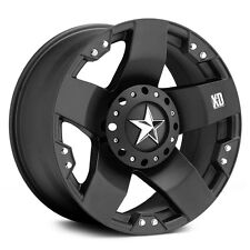 17 Inch Black Xd Series Rockstar Wheels Rims For Jeep Wrangler Jk Jl 5x5 Set 4