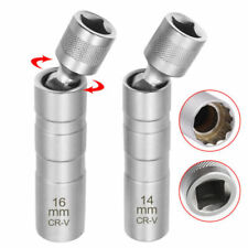 1416mm Thin Wall Magnetic Swivel Spark Plug Removal Socket 38 Drive 12 Point