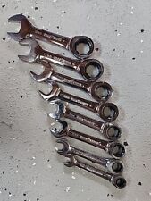 Gear Wrench Tools 8pc Metric Stubby Combination Ratcheting Wrench Set