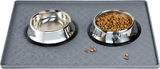 Dog Cat Pet Food Mat Dog Feeding Mat For Food And Water Silicone Dog Dish Mats