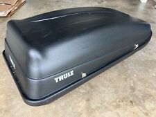 Thule Roof Top Rack Rail Mounted Cargo Storage Container Box In Black