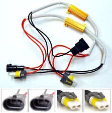Wire Hid Resistor Canceler Error Decoder 9006 Hb4 Fog Light Flicker Stop Fix Fit
