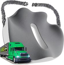 Semi Truck Seat Cushion For Driver Ultimate Memory Foam Trucker Gray