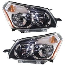 Headlight Assembly Set For 2009 2010 Pontiac Vibe Left Right Halogen With Bulb