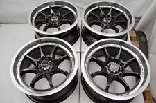 15 Wheels Rims Black 4 Lug Acura Integra Chevy Cobalt Spark Honda Accord Civic