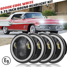 4pc 5.75 5-34inch Round Led Headlights Upgrade Fit Ford Galaxie 500 1962-1974