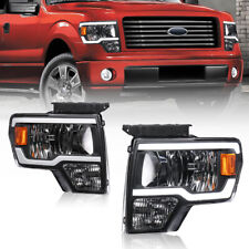 Left Right Led Drl Headlights Front Lamps For 2009-2014 Ford F-150 F150