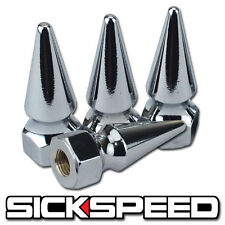 4pc Sickspeed Spiked Bolt For Engine Bay Dress Up Kit 10x1.25 P1 Chrome