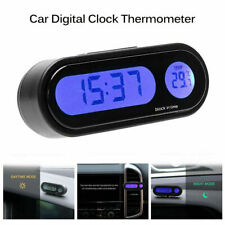 Car Electronic Clock Luminous Thermometer Led Digital Display Dashboard Clock Us