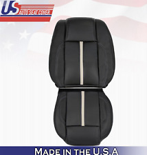 2011 2012 For Ford Mustang Gt Coupe Driver Top Bottom Leather Seat Covers Blk