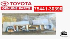 Toyota Aristo Jzs160 Jzs161 Genuine Trunk Room Door Emblem Plate 75441-30390