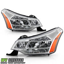 2008-2011 Ford Focus S Se Ses Sel Factory Headlights Headlamps Leftright