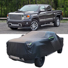 For Gmc Sierra 1500 Sle Pickup Truck Car Cover Waterproof Uv Dust Outdoor Black