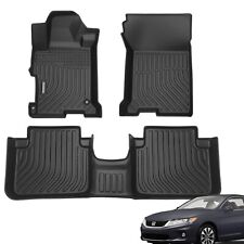 3d All Weather Tpe Floor Mats Fit 2013 2014 2015 2016 2017 Honda Accord Oe Style