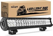 Nilight - 60005c-a 20inch 126w Spot Flood Combo Led Light Bar Off Road Lights...