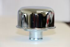 Chrome Round Valve Cover Breather Push In Style Sbc Bbc Sbf 327 350 302 454 502