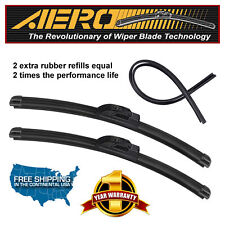 Aero 2617 Oem Quality Beam Windshield Wiper Blades Extra Refills Set Of 2
