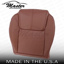 2006 - 2010 Fits Jeep Commander Driver Lower Brown Perforated Leather Seat Cover