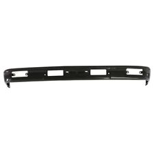 For Toyota Pickup 84-88 Front Bumper Face Bar Black Steel 1-piece Type